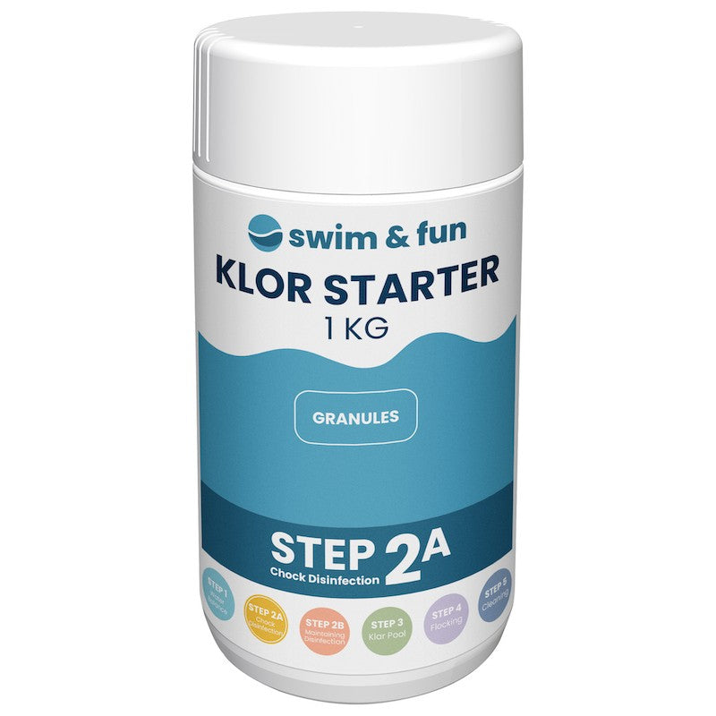 swim-fun-klor-starter-granulat-1kg-1748 - billede 1