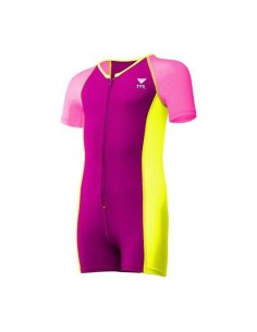 TYR - UV Dragt Solid Pink til Børn