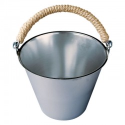 Finnsa - Sauna Spand Rustfri Stål 8l