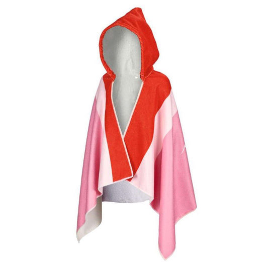beco-sealife-haandklaede-poncho-pink-1181 - billede 1