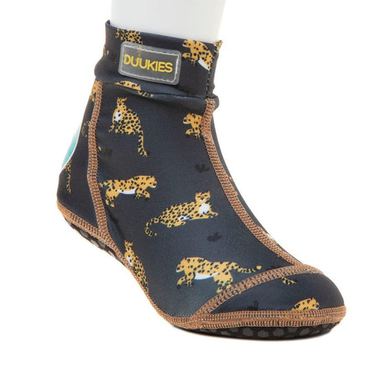 duukies-neoprensokker-leopard-til-baby-og-boern-1221 - billede 1