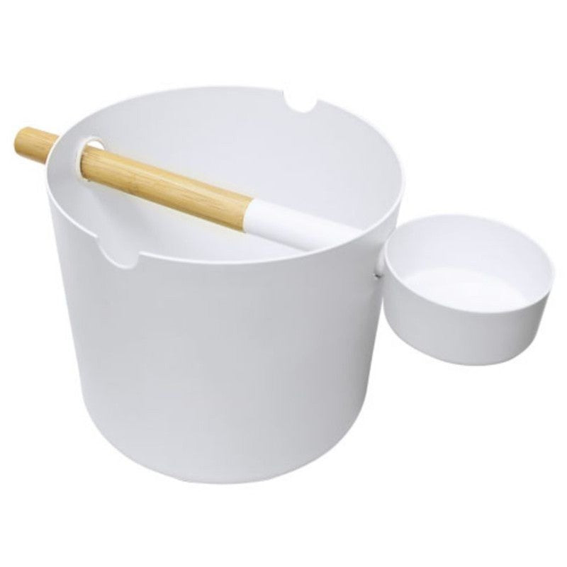 finnsa-sauna-spand-og-oese-saet-hvid-aluminium-1650 - billede 2
