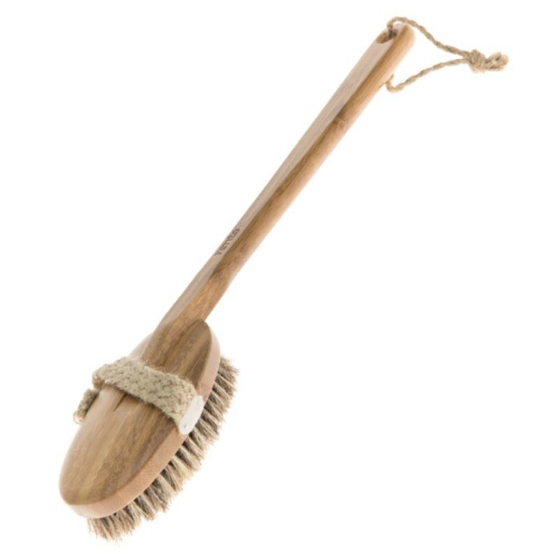 finnsa-sauna-boerste-i-bambus-m-naturhaar-41cm-1669 - billede 2