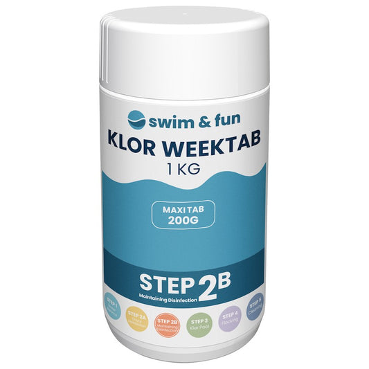 swim-fun-klor-weektab-200g-1kg-1752 - billede 1