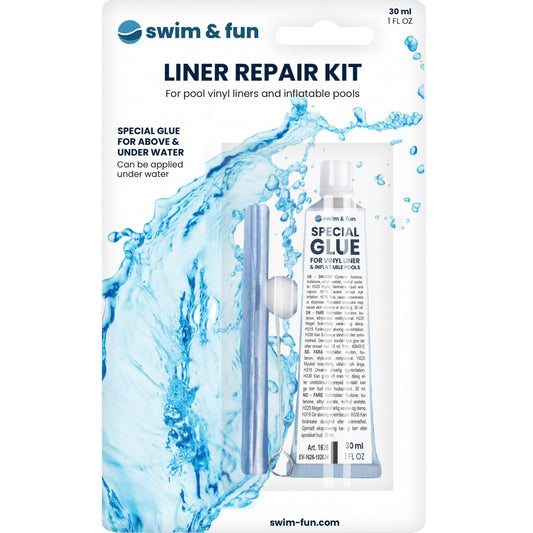 Swim & Fun Liner Repair Set til vinyl liners og oppustelige pools